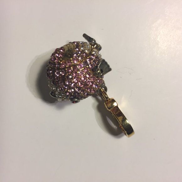 SOLD! JUICY COUTURE Pink/Goldtone Blowfish Charm - Picture 6 of 8